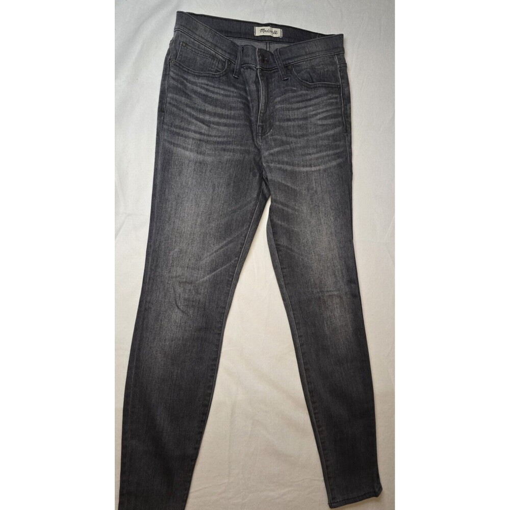 Madewell 9" High Riser Skinny Skinny Gray Jeans Women Size 28